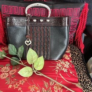 Brighton vintage leather bag 🌹